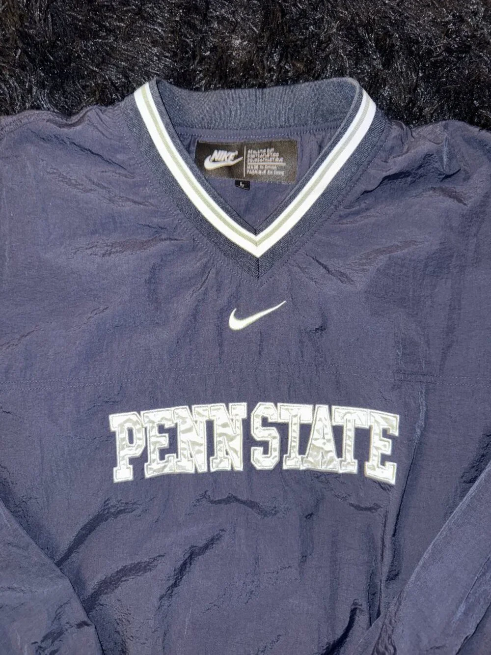Penn State Nike Classic Jacket Color - Navy Blue - Size Large